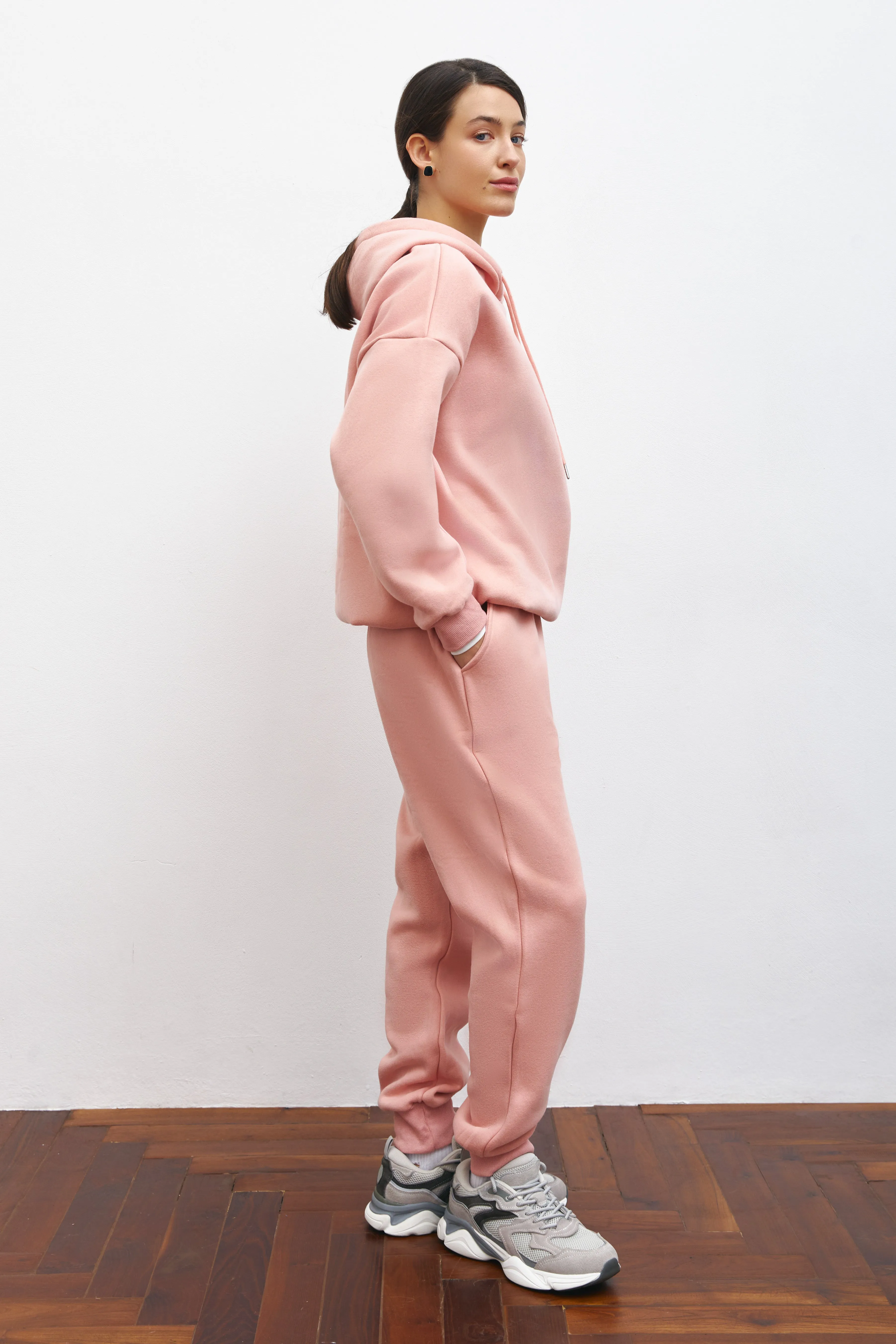 Pink sports hoodie