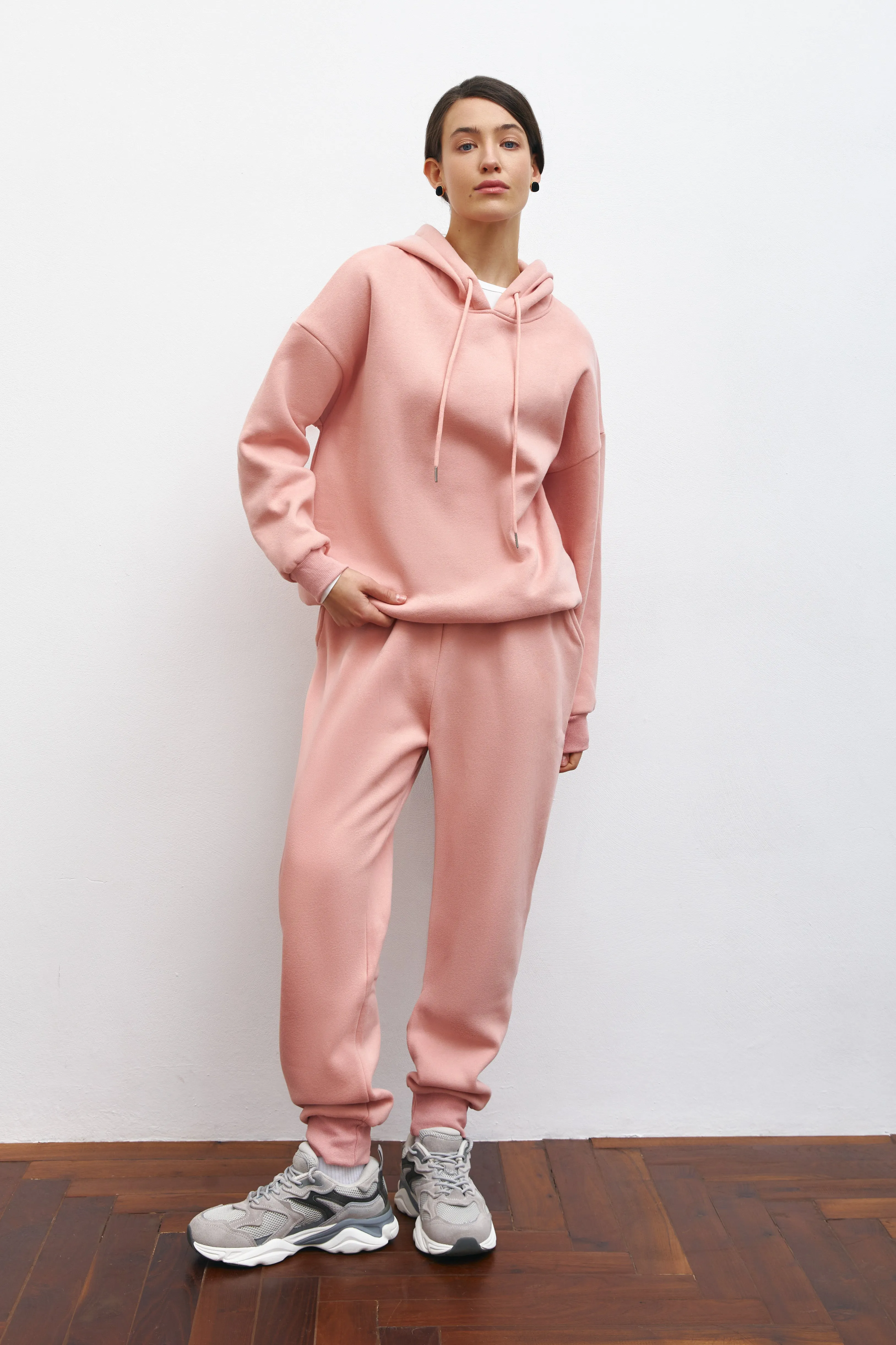 Pink sports hoodie