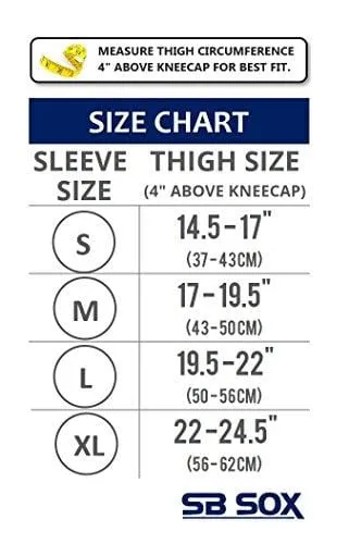 SB SOX Compression Knee Brace for Knee Pain - Braces and Supports Knee for Pain Relief, Meniscus Tear, Arthritis, Injury, Running, Joint Pain, Support (Medium, Solid - Black)