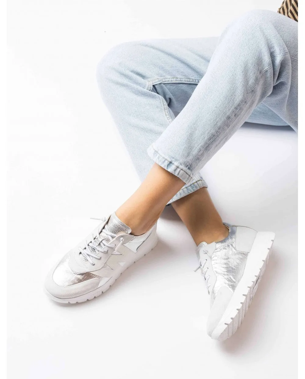 Silver Oslo Sneaker