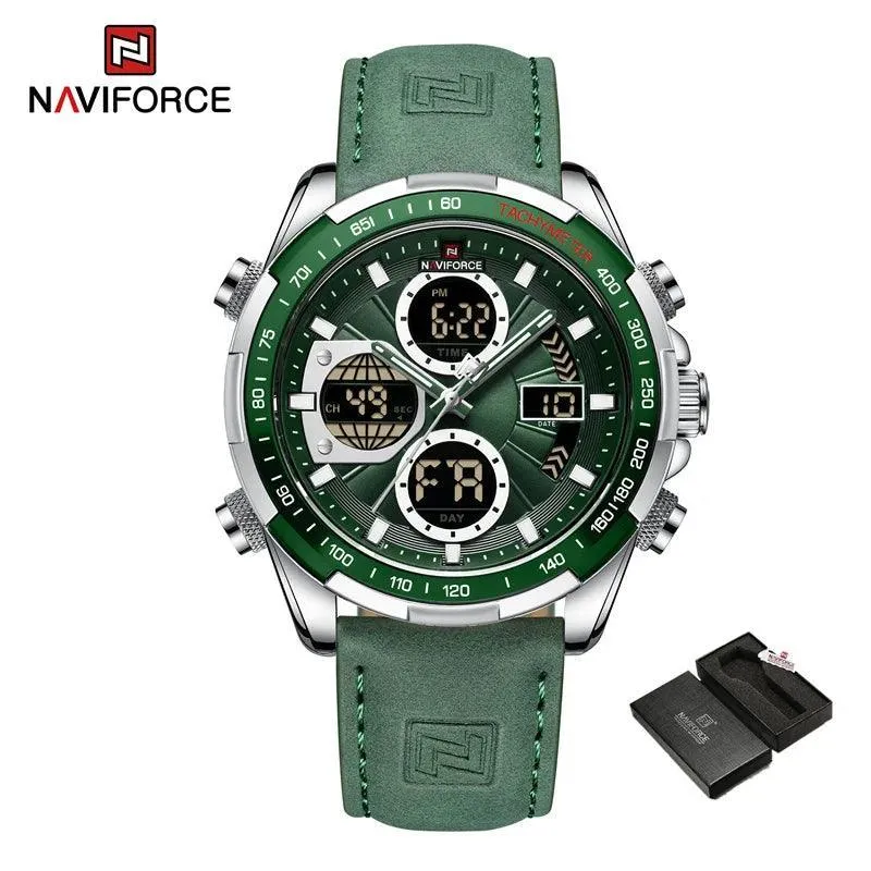 Sports Chronograph Watch: Stylish Waterproof Quartz Timepiece