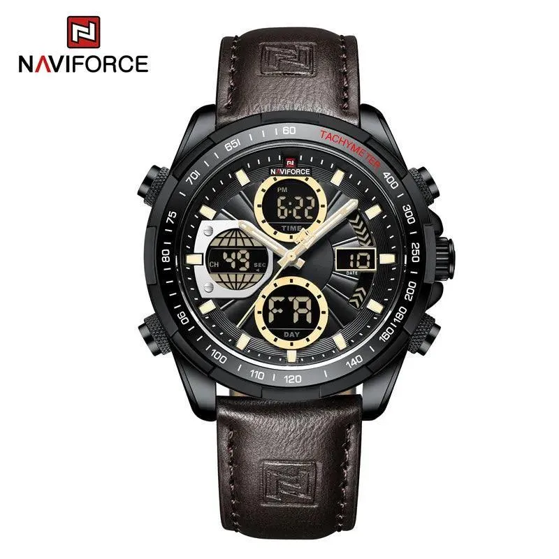 Sports Chronograph Watch: Stylish Waterproof Quartz Timepiece