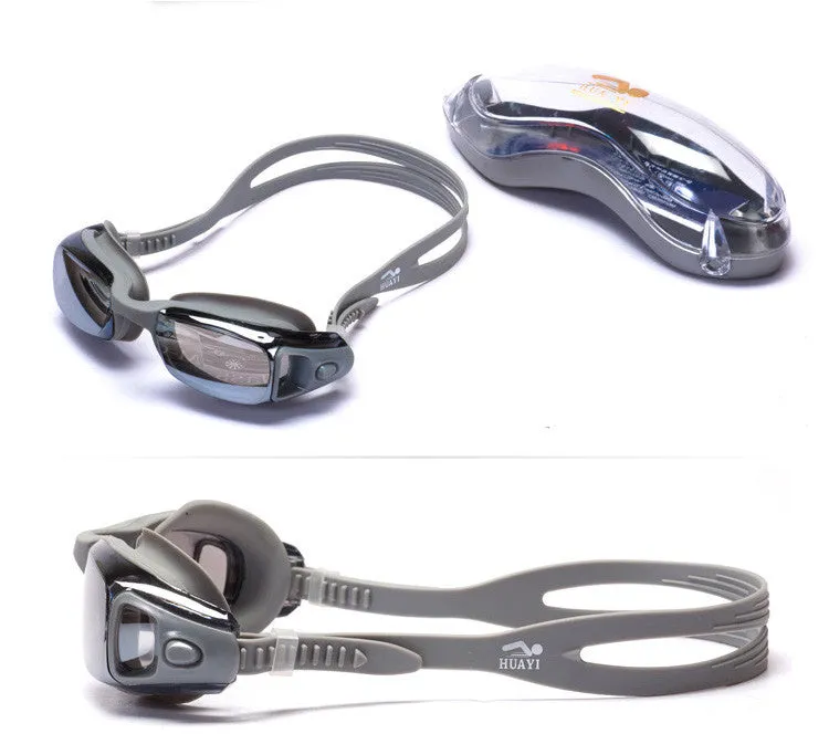 Stylish cool mirrored arena swimming goggles