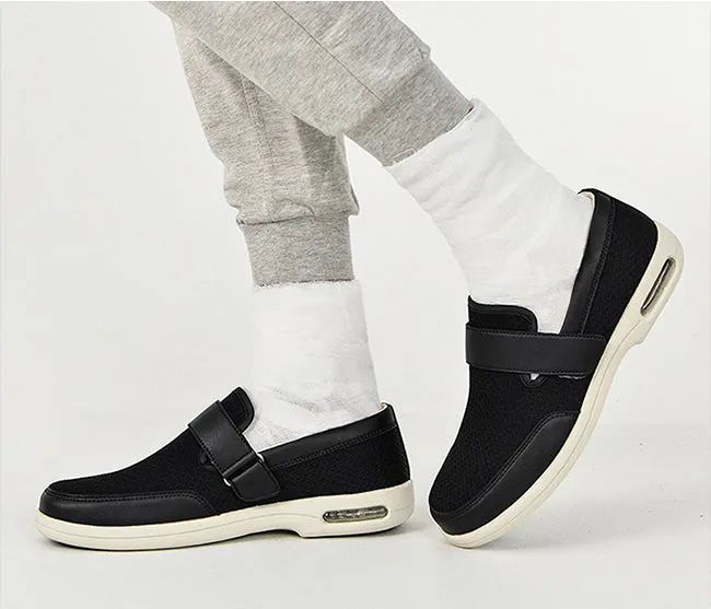 Vanccy Plus Size Wide Diabetic Shoes For Swollen Feet Width Shoes-NW041