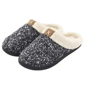 Women's Cozy House Plush Memory Foam Slippers Shoes