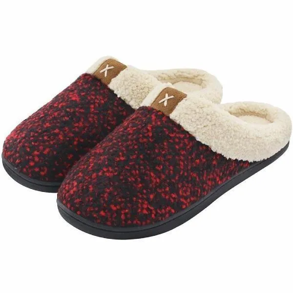 Women's Cozy House Plush Memory Foam Slippers Shoes