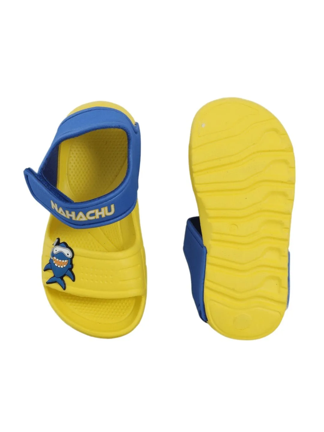 Yellow Shark Adventure Sandals - Playful & Durable Design