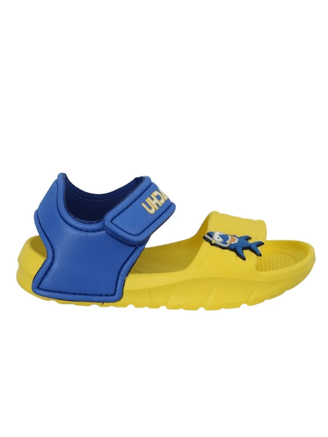 Yellow Shark Adventure Sandals - Playful & Durable Design