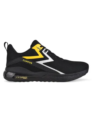 ZINC Black Men's Running Shoes